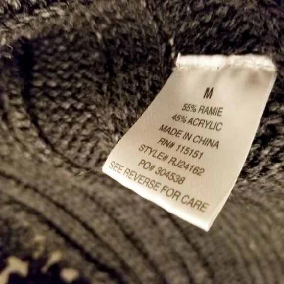 Romeo & Juliet couture grey open sweater - Picture 4 of 4